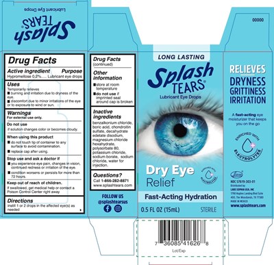 Splash Tears   Dec 2021